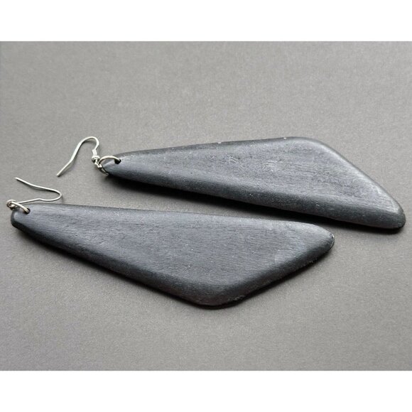 Pierced Earrings Lot of 3 Natural Wood - Picture 5 of 7